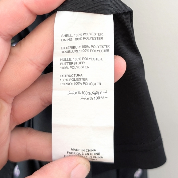 Thyme Breastfeeding Black Floral Sleeveless Sheath Dress In Size XS - Picture 7 of 7